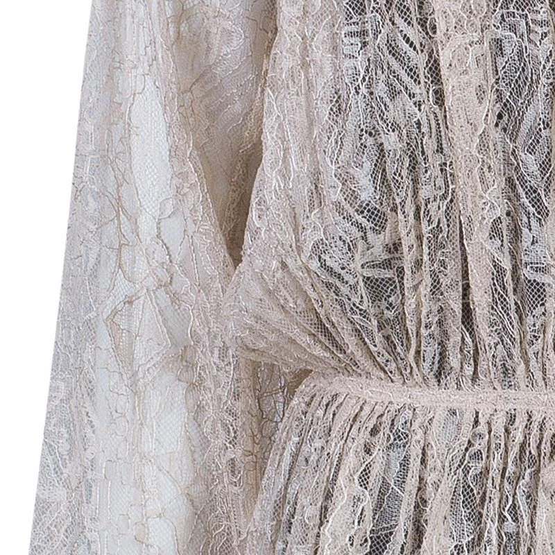 Emilio Pucci Nude Lace Top M For Women - Image 6