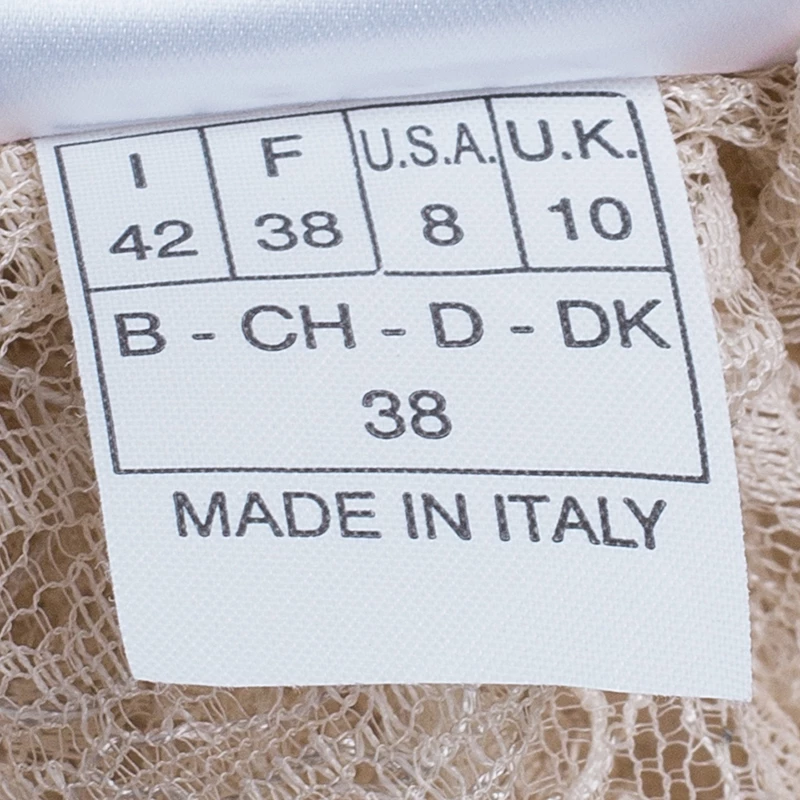 Emilio Pucci Nude Lace Top M For Women - Image 9