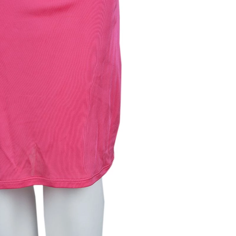 Emilio Pucci Pink Embellished Shoulder Detail Sleeveless Belted Midi Dress S For Women - Image 6