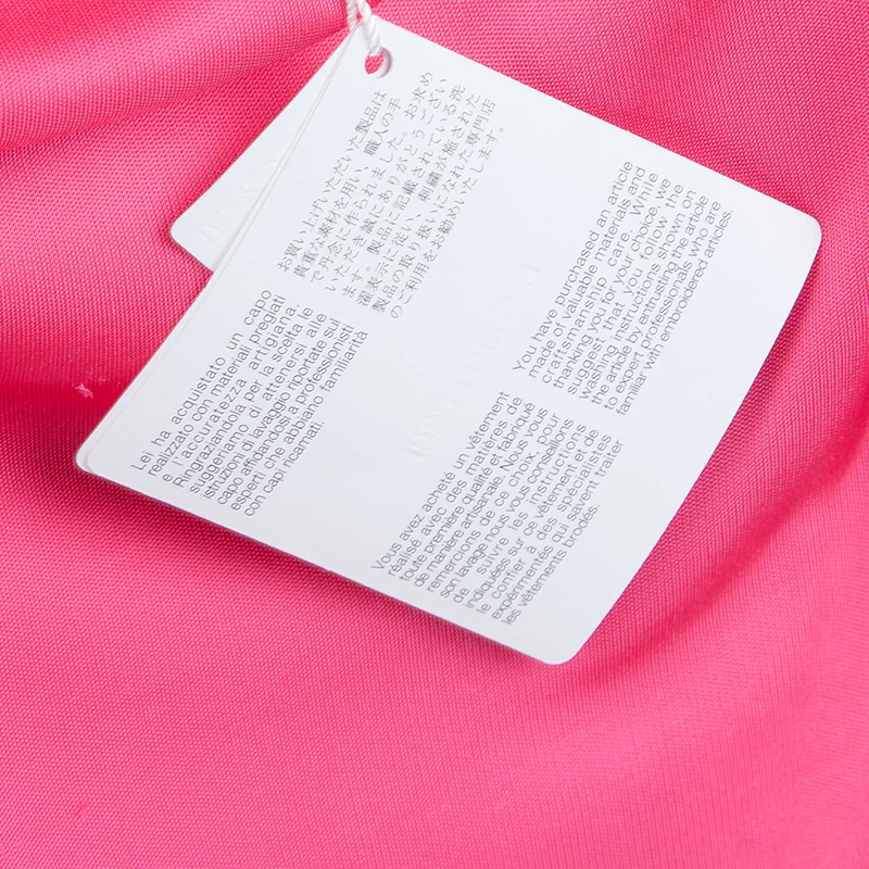 Emilio Pucci Pink Embellished Shoulder Detail Sleeveless Belted Midi Dress S For Women - Image 10