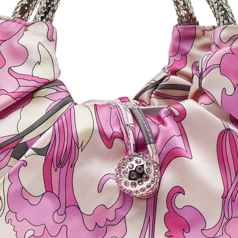 Emilio Pucci Pink Fabric Hobo For Women - Image 5