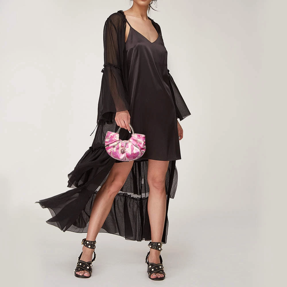 Emilio Pucci Pink Fabric Hobo For Women - Image 2