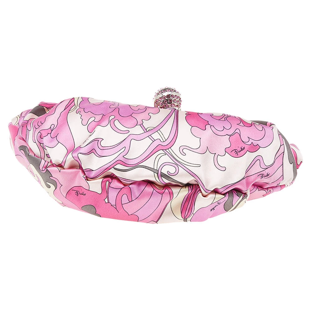 Emilio Pucci Pink Fabric Hobo For Women - Image 6