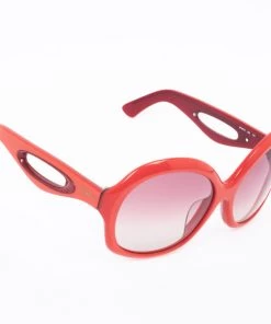 Emilio Pucci Coral Red Square Womens Sunglasses For Women
