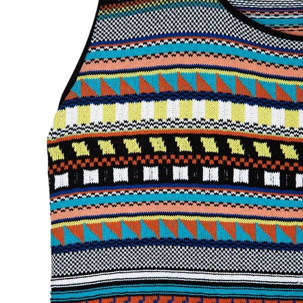 Emilio Pucci Printed Sleeveless Top L For Women - Image 5