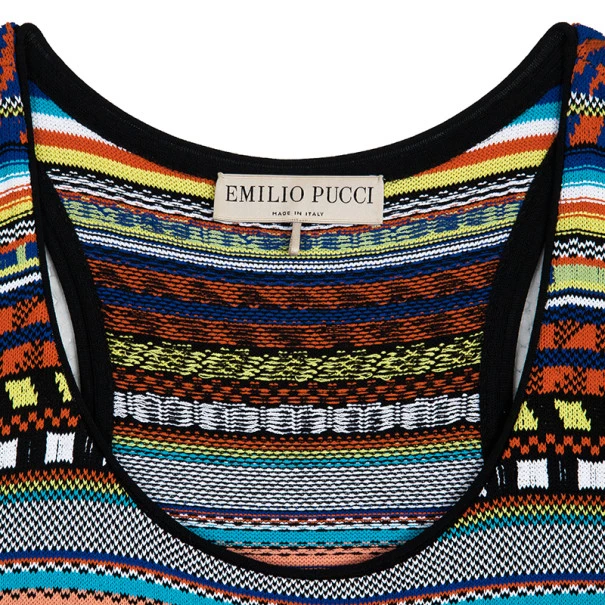 Emilio Pucci Printed Sleeveless Top L For Women - Image 7