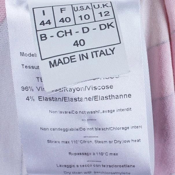 Emilio Pucci Long Sleeve Abstract Print Top M For Women - Image 9