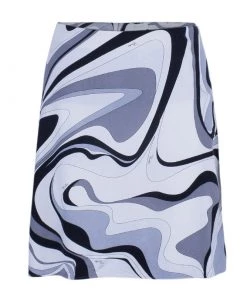 Emilio Pucci Printed A-Line Skirt S For Women