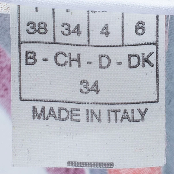 Emilio Pucci Pink Abstract Print Wrap Front Dress S For Women - Image 11