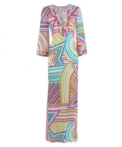 Emilio Pucci Multicolor Beach Dress S For Women