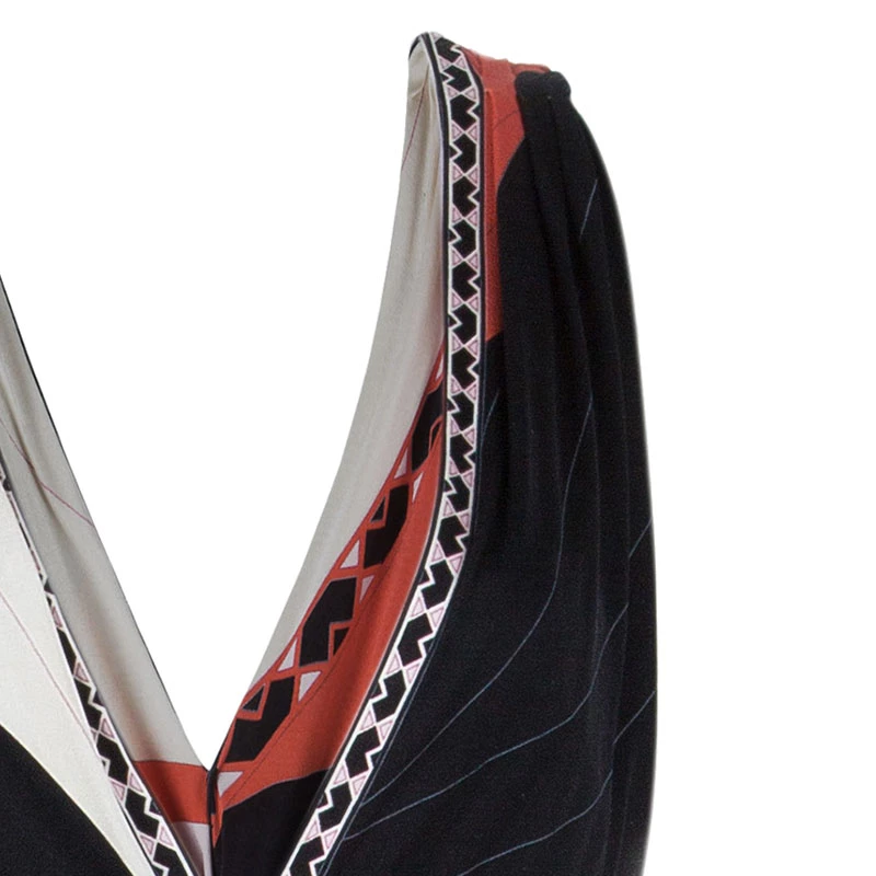 Emilio Pucci Abstract Print Halterneck Dress XS For Women - Image 4