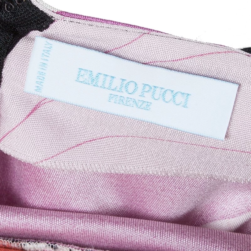 Emilio Pucci Abstract Print Halterneck Dress XS For Women - Image 8