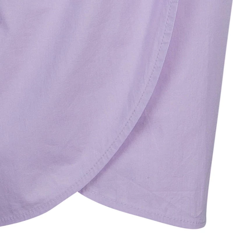 Emilio Pucci Lilac Cotton Wrap Dress M For Women - Image 5