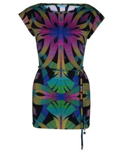 Emilio Pucci Multicolor Belted Print Top S For Women