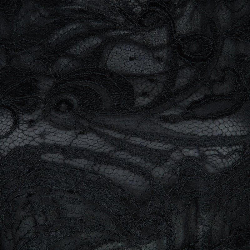 Emilio Pucci Black Lace Sleeveless Peplum Top S For Women - Image 8