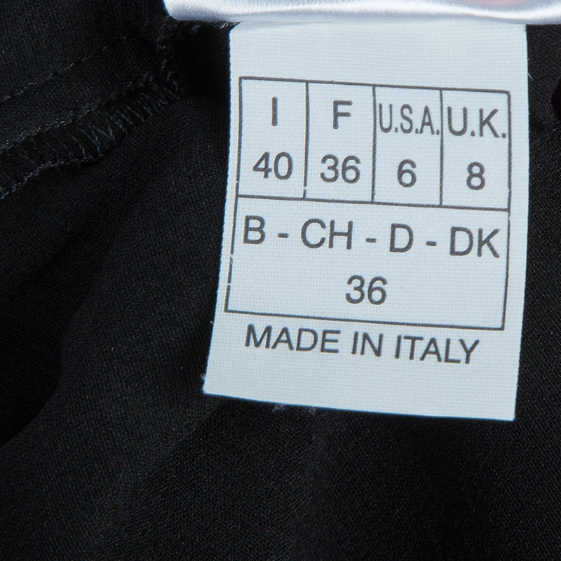 Emilio Pucci Black Lace Sleeveless Peplum Top S For Women - Image 11