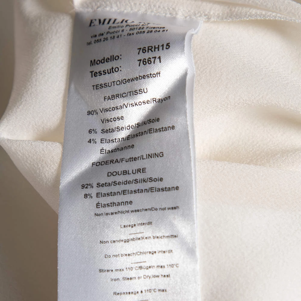 Emilio Pucci White Crepe Sequin Embellished Mini Dress M For Women - Image 6