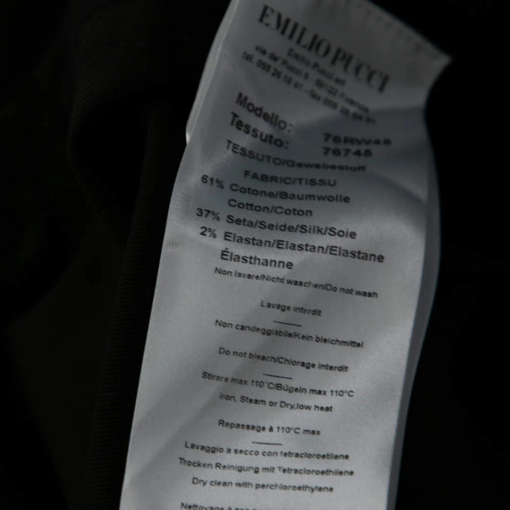 Emilio Pucci Multicolor Quilted Pattern Cotton Mini Skirt M For Women - Image 6