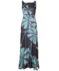 Emilio Pucci Silk Printed Maxi Dress M For Women
