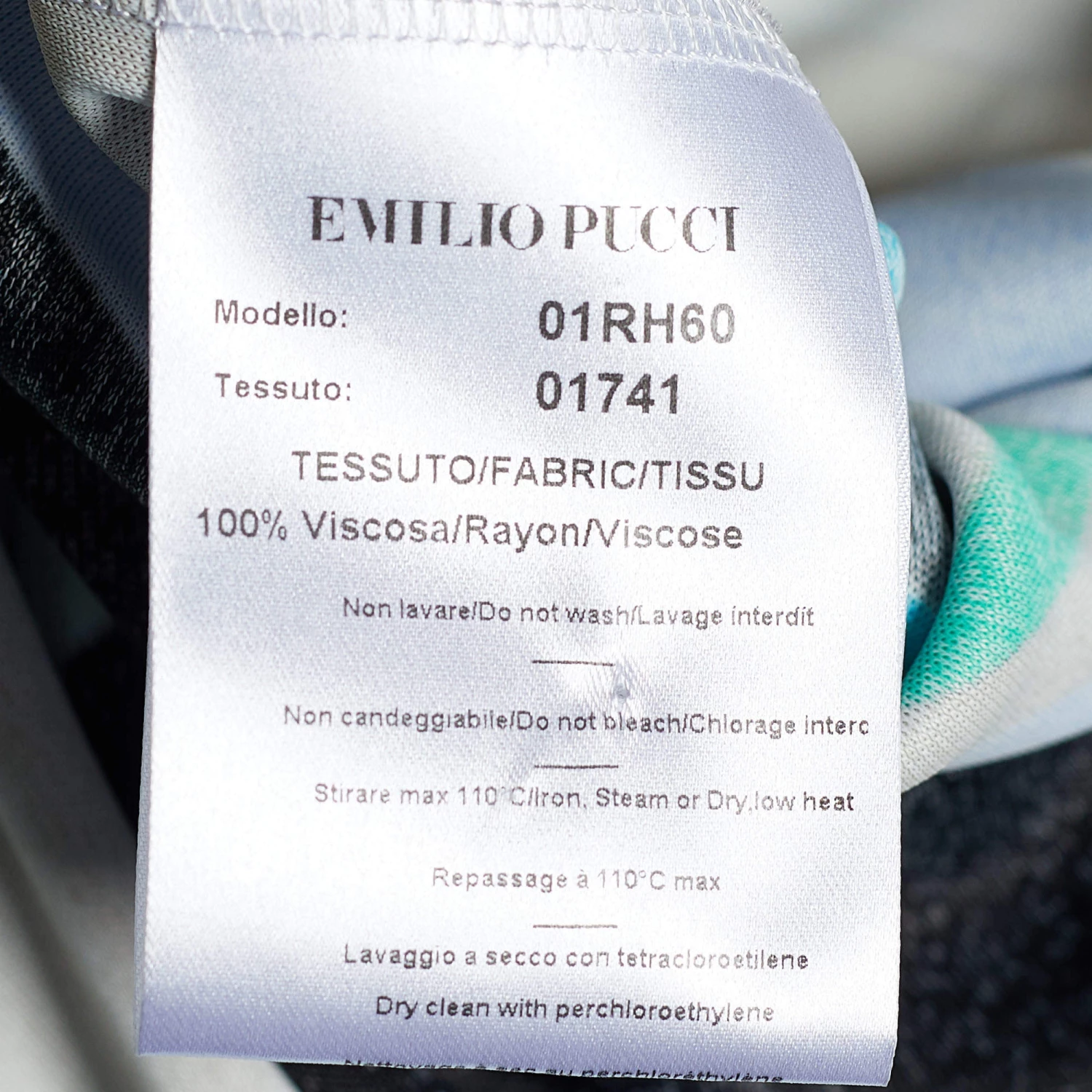 Emilio Pucci Multicolor Printed Jersey Shift Dress L For Women - Image 5