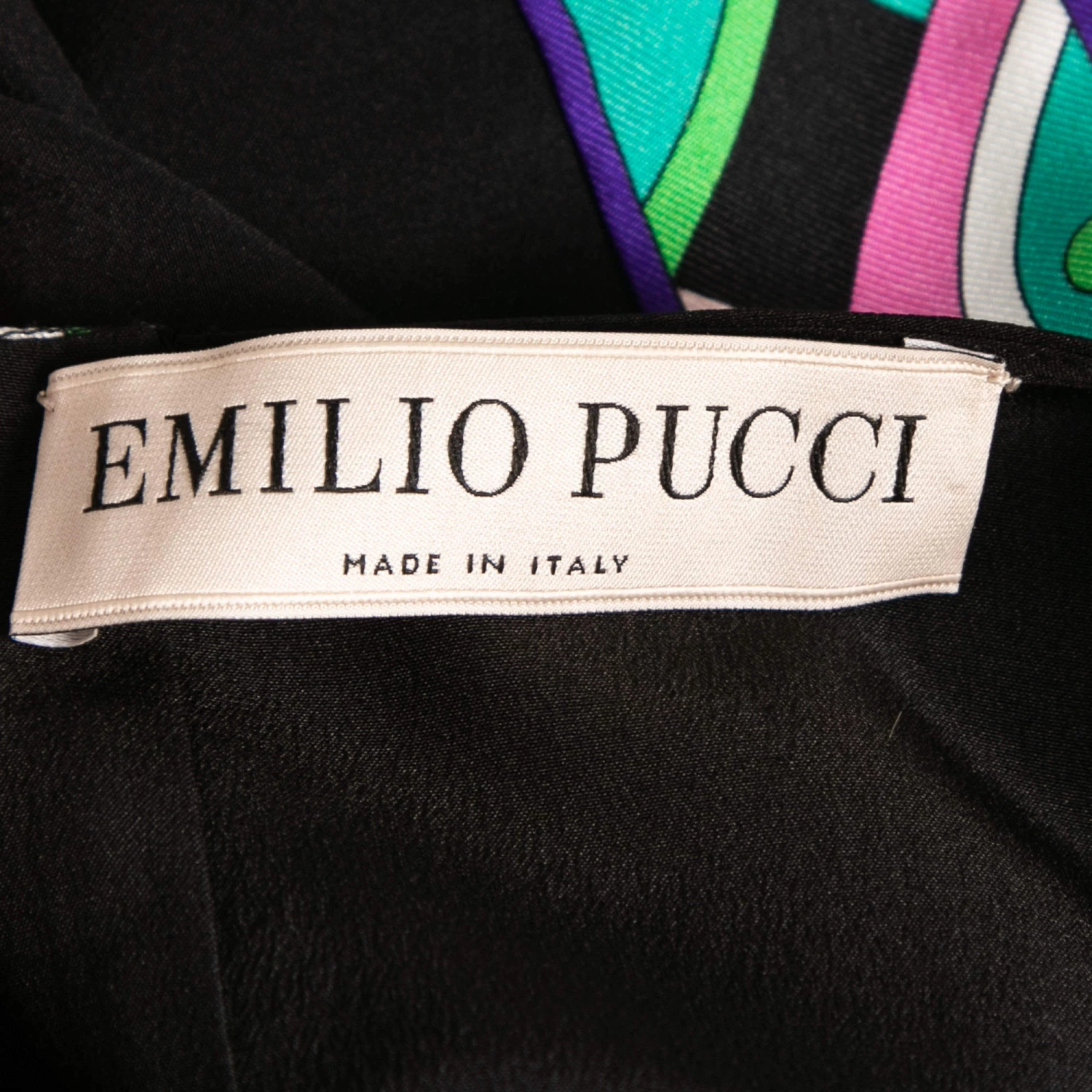 Emilio Pucci Multicolor Printed Crepe Midi Dress M For Women - Image 5