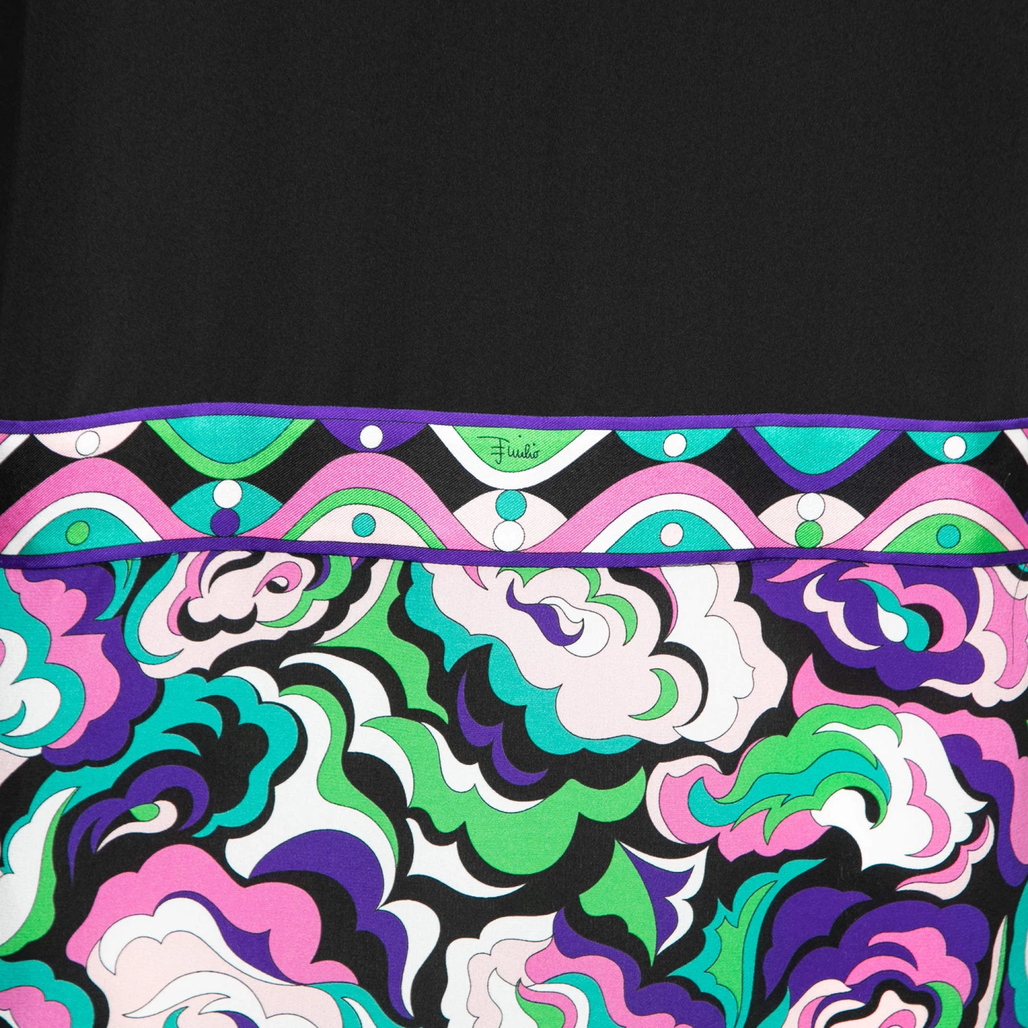 Emilio Pucci Multicolor Printed Crepe Midi Dress M For Women - Image 4