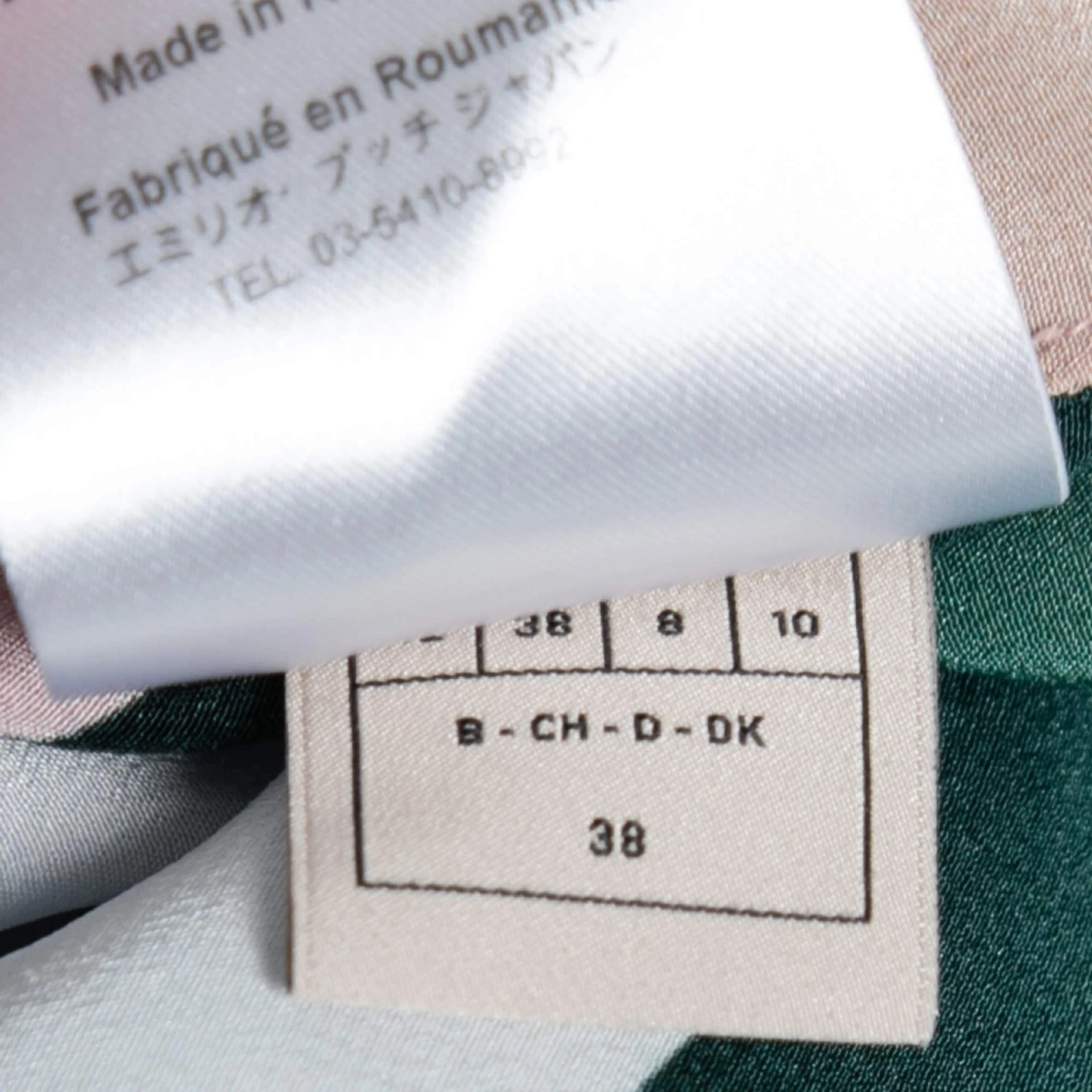 Emilio Pucci Multicolor Printed V-Neck Blouse M For Women - Image 5