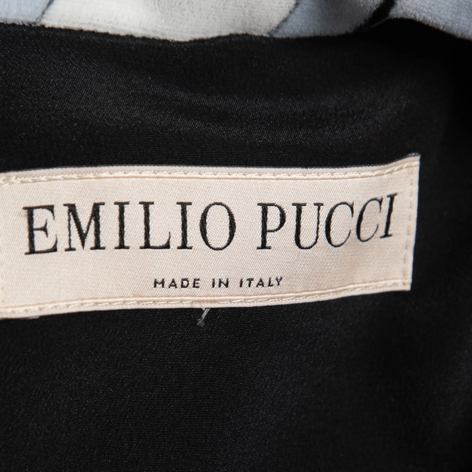 Emilio Pucci Multicolor Print Cotton Velour Zip Front Jacket M For Women - Image 5