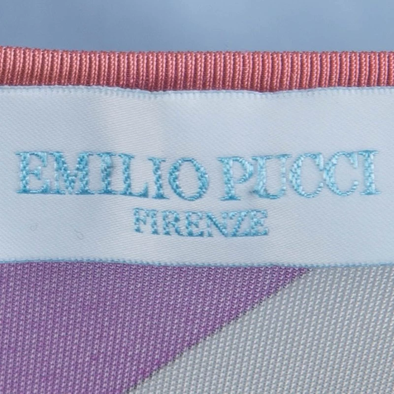 Emilio Pucci Multicolor Knit Shift Dress M For Women - Image 5