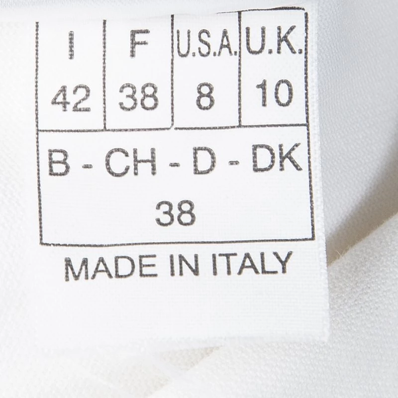 Emilio Pucci Off White Cutout Butterfly Embroidered Shorts M For Women - Image 5