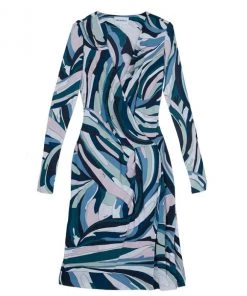 Emilio Pucci Multicolor Abstract Print Dress M For Women
