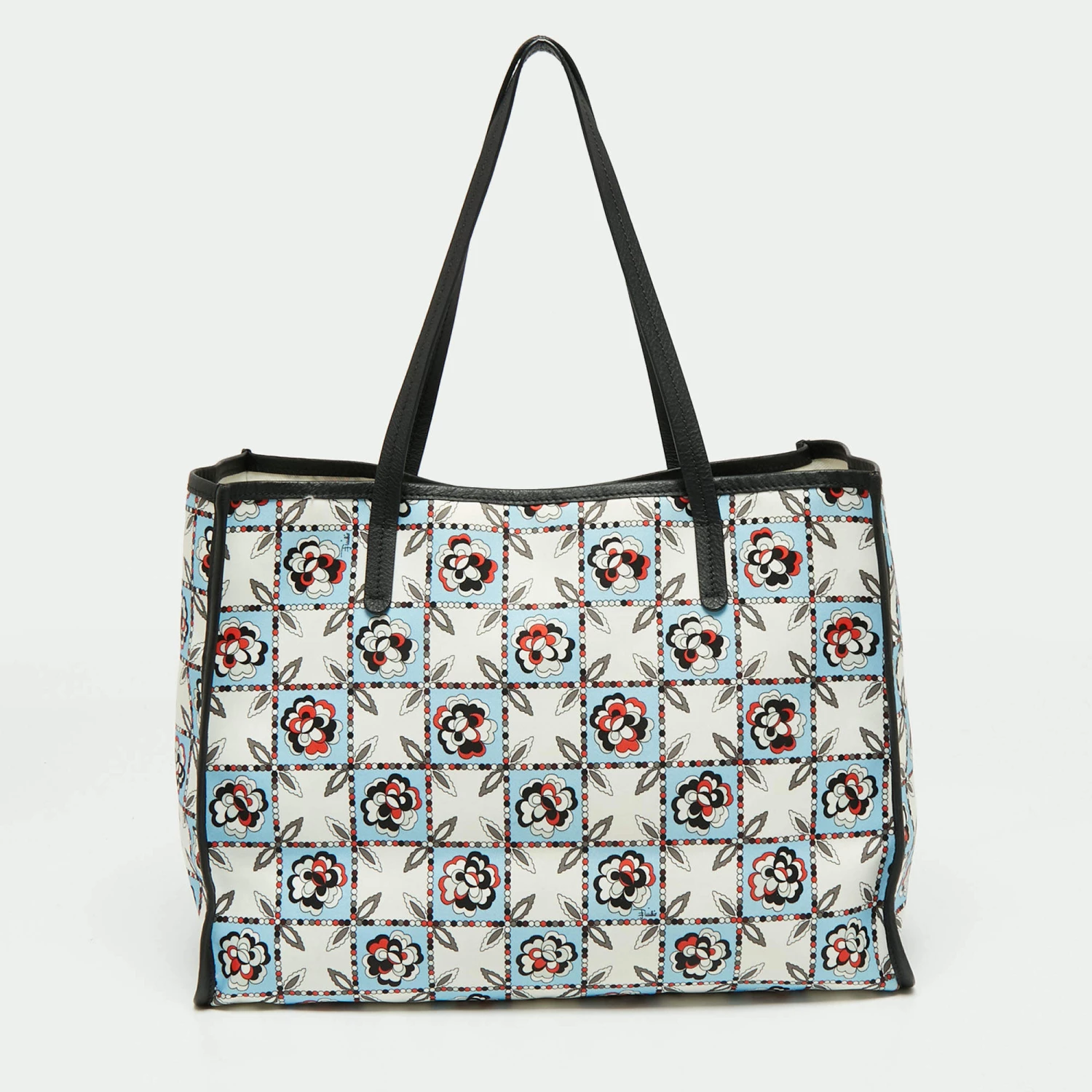 Emilio Pucci Multicolor Printed Fabric Tote For Women - Image 4