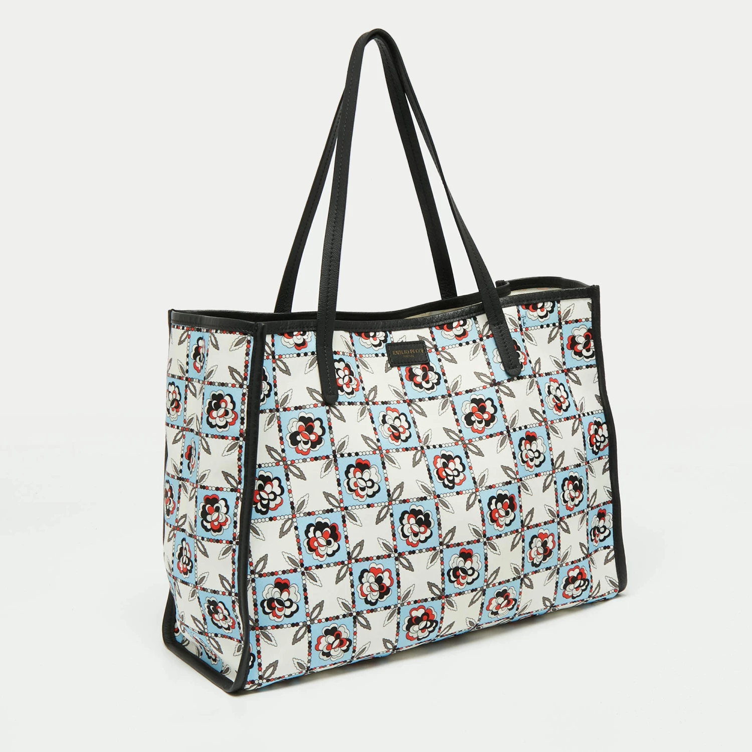 Emilio Pucci Multicolor Printed Fabric Tote For Women - Image 3