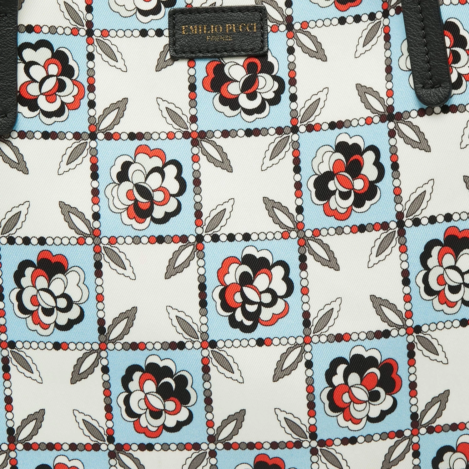 Emilio Pucci Multicolor Printed Fabric Tote For Women - Image 5