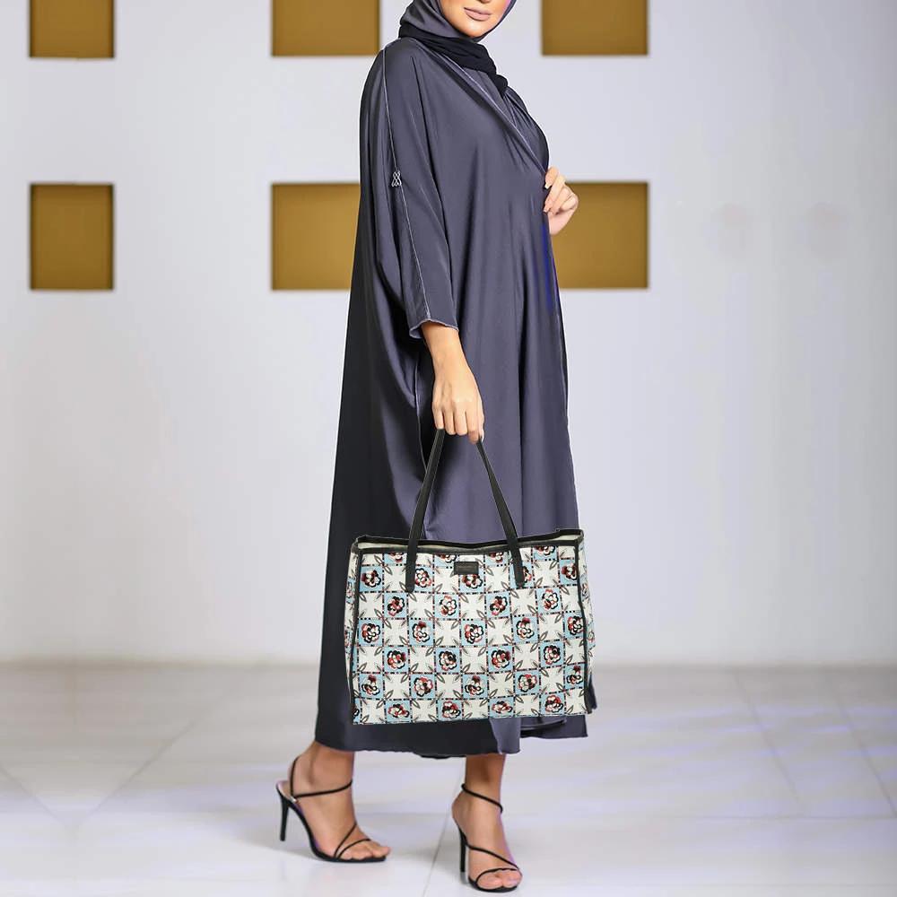 Emilio Pucci Multicolor Printed Fabric Tote For Women - Image 2