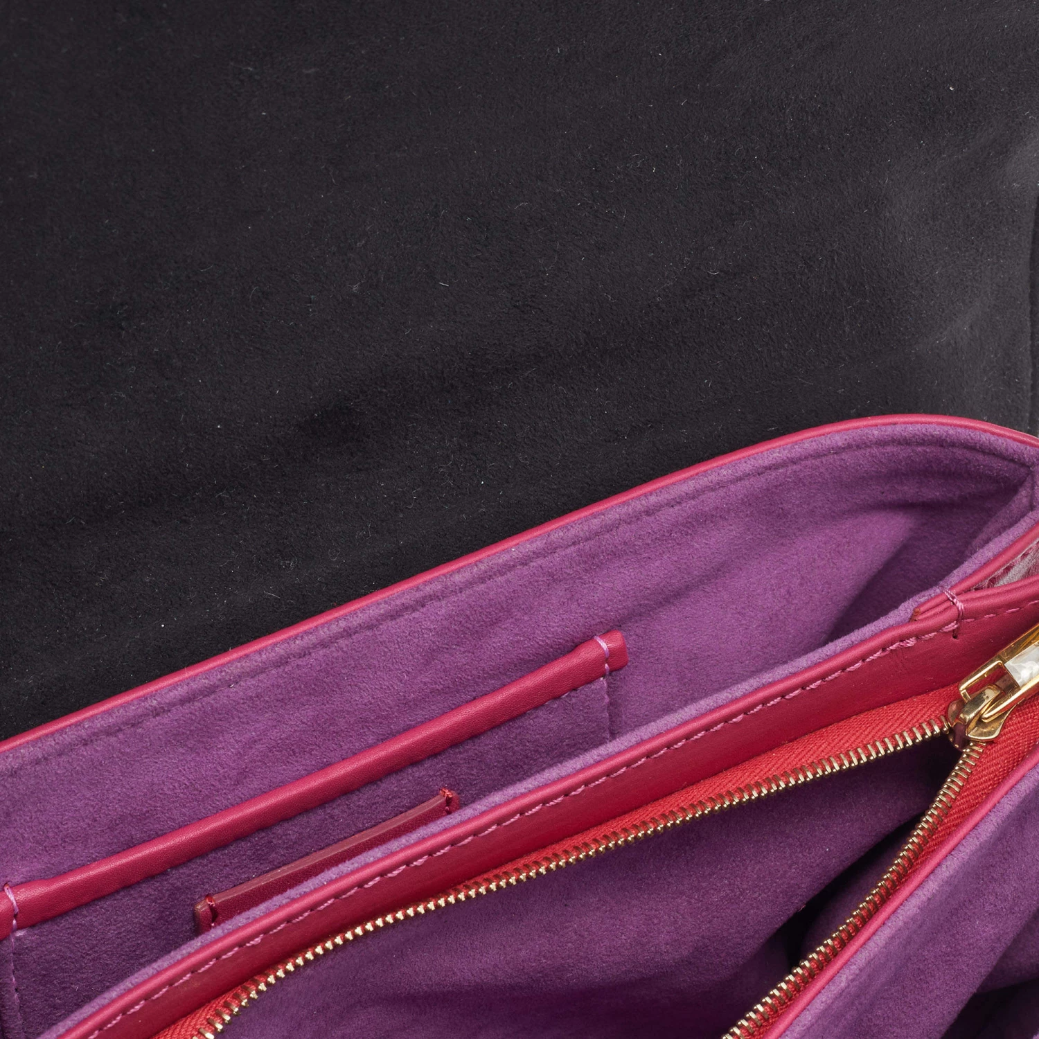 Emilio Pucci Pink/Black Snakeskin Leather Newton Top Handle Bag For Women - Image 7